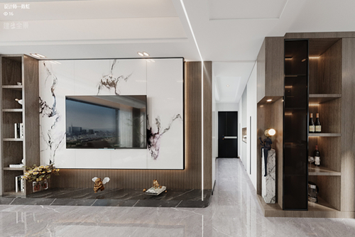 晋江101-200平米现代风格御江帝景室内装修设计案例